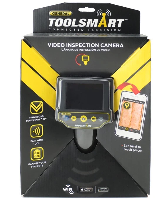 General Tools ToolSmart Wifi Connect Borescope Video Inspection Camera TS03 NEW