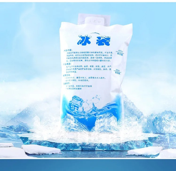10Pcs 600ml Reusable Ice Packs for Coolers Lunchbags Shipping Storage Cold Food