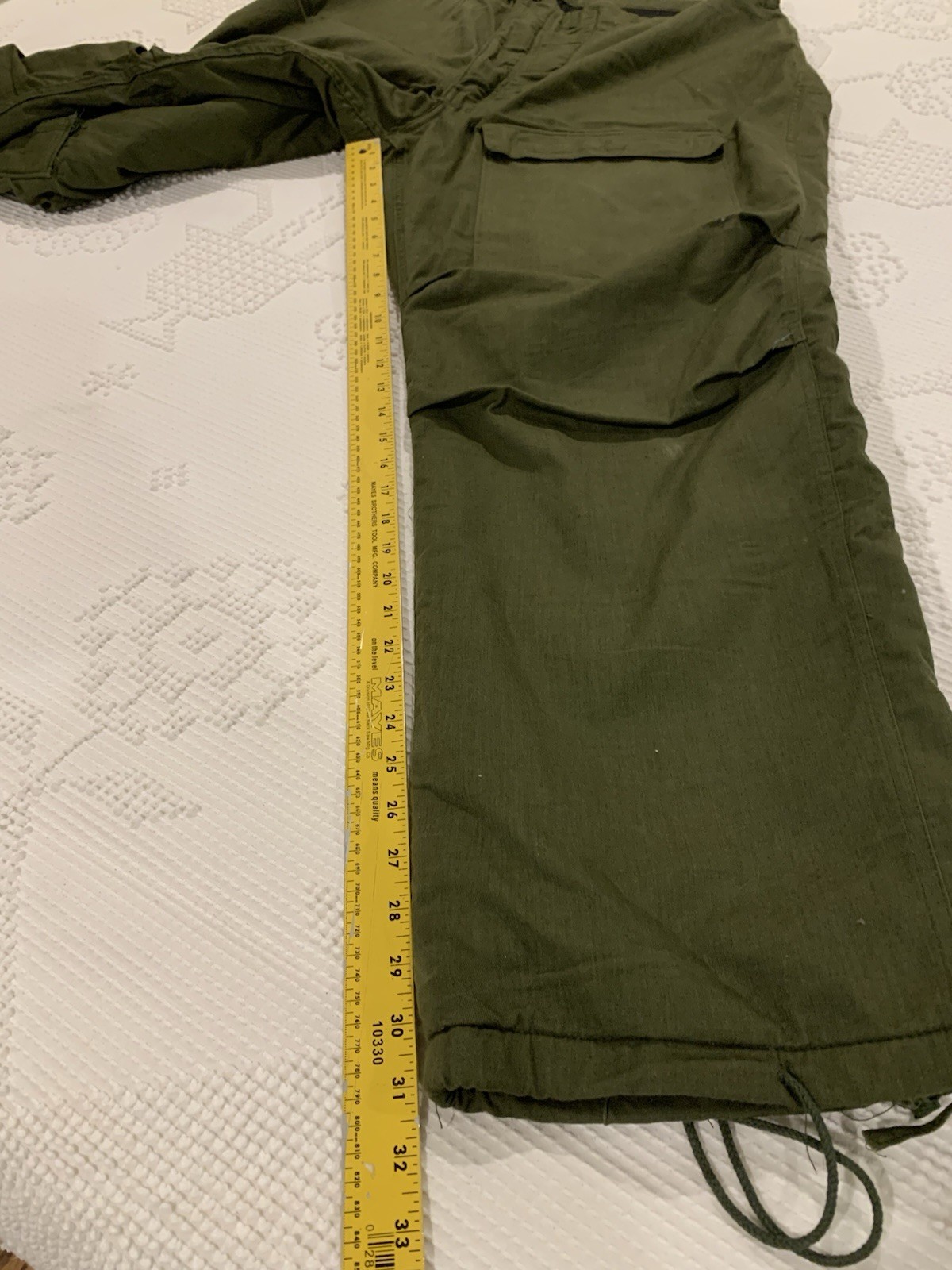 1981 Gibraltar Industries Chemical Protective Suit Trousers Pants Size X Large