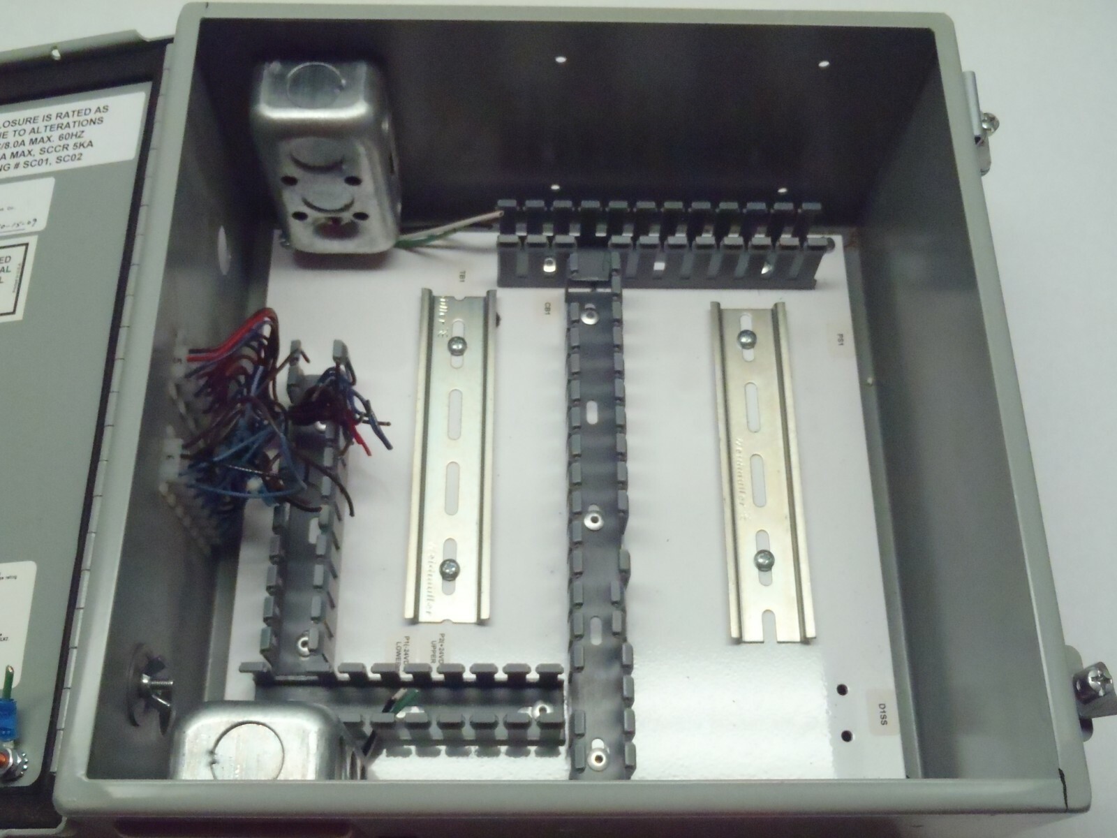 Hoffman A1212CH/SPL Industrial Control Panel Enclosure 12"x12"x6" w/ Window