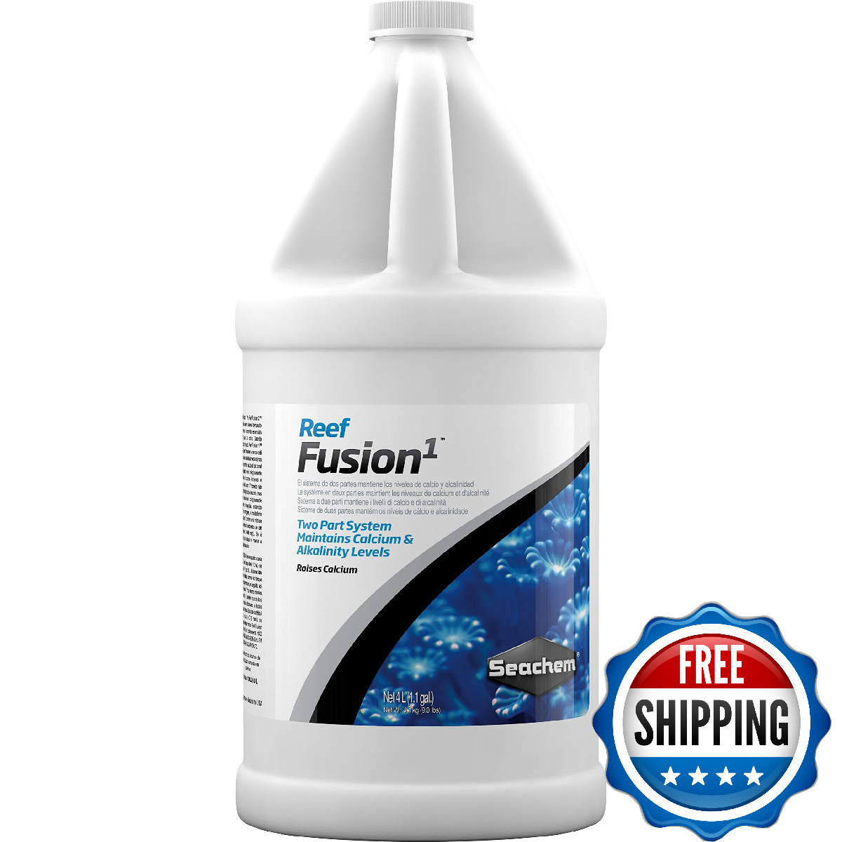 Seachem Reef Fusion 1 - Calcium Supplement for Reef Aquariums 4 L / 1.1 gal