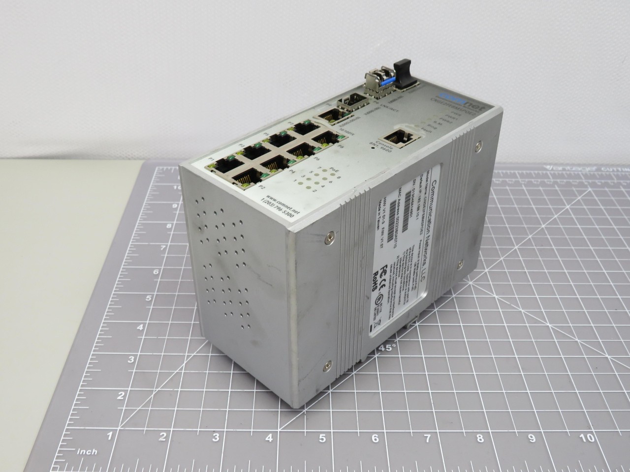 COMMUNICATION NETWORKS CNGE2FE8MSPOE2 ETHERNET SWITCH T161514