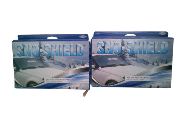 SNO Shield 2 Pack ICE SNOW FROST Auto Vehicle WINDSHIELD PROTECTOR