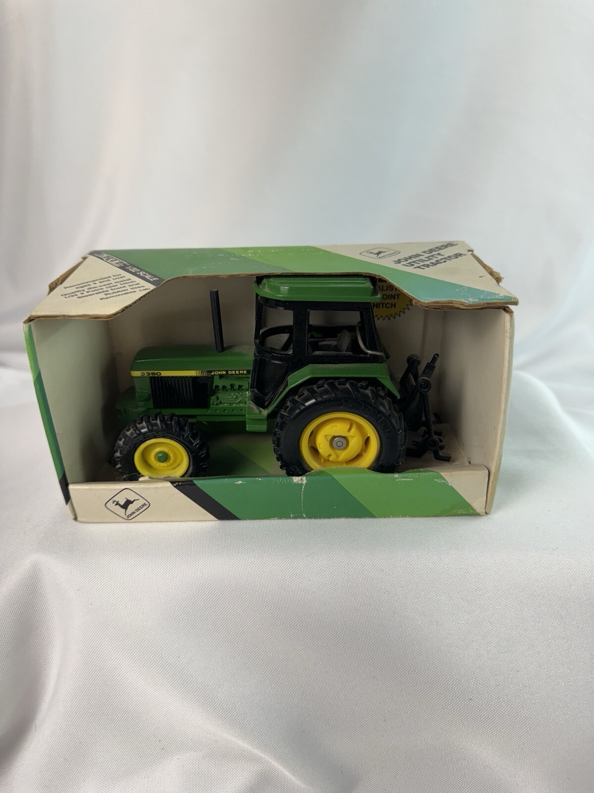 ERTL John Deere Utility Tractor 1/32 Scale New In Box 3 Point Hitch