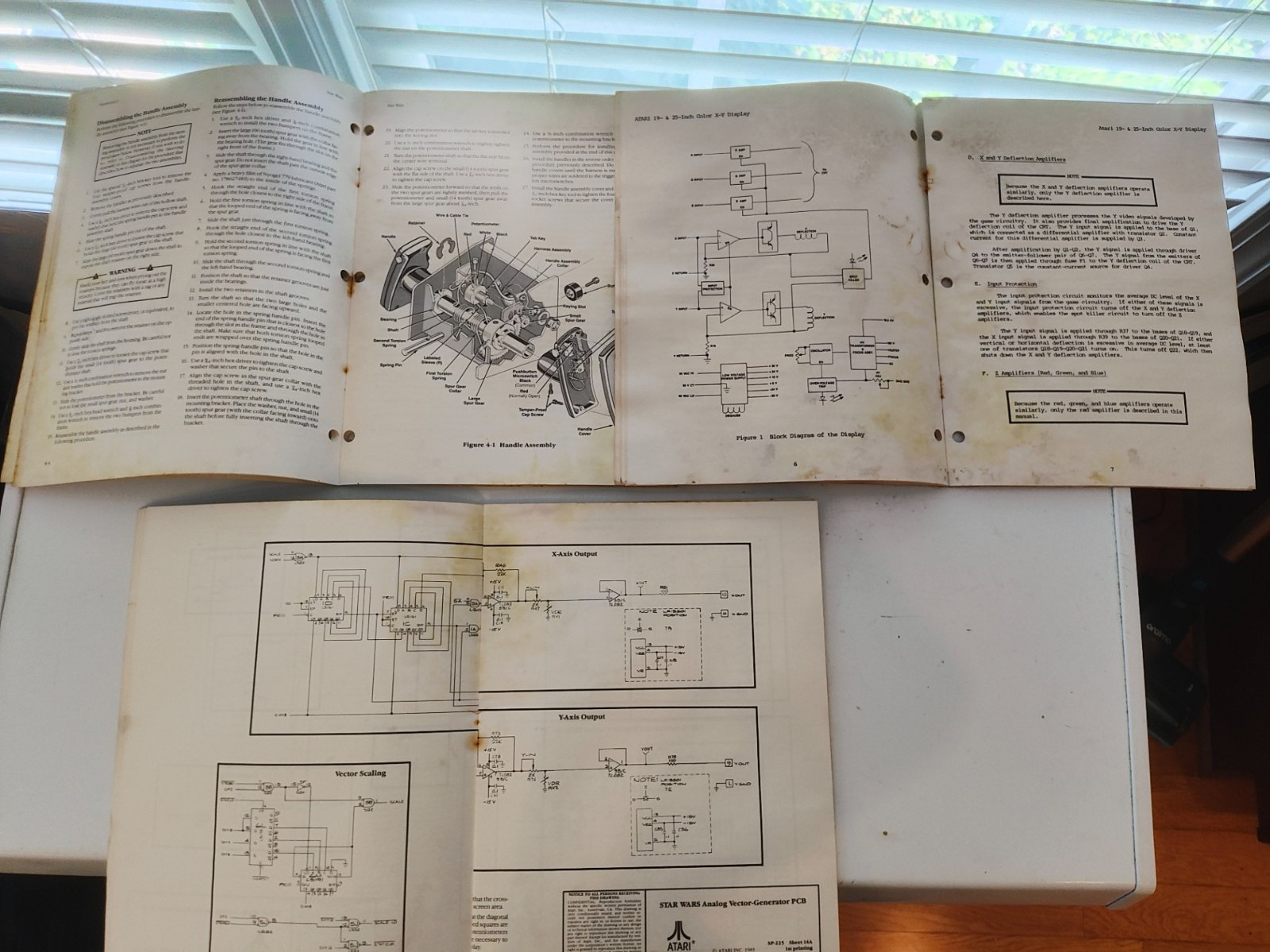 Atari STAR WARS Arcade Video Game Schematic Package Manual Set