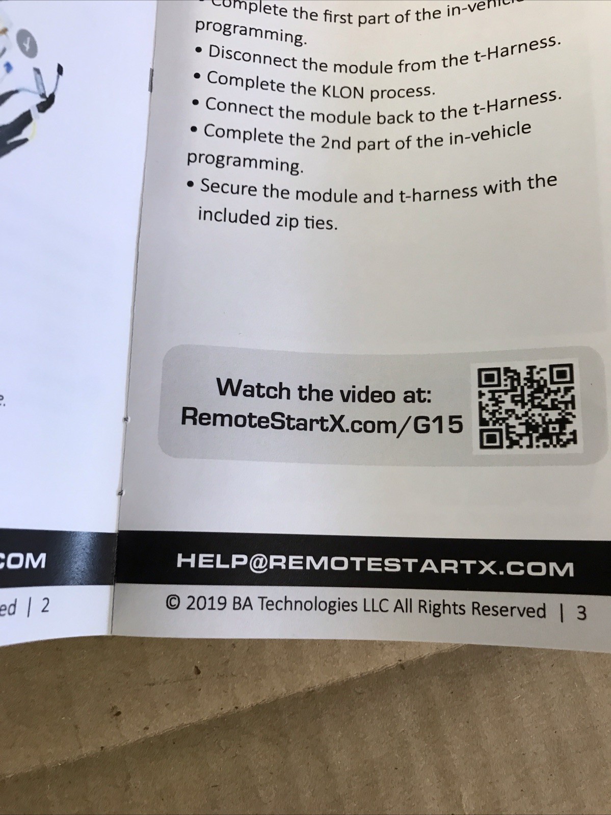 start-x remote start kit 4224 Ar