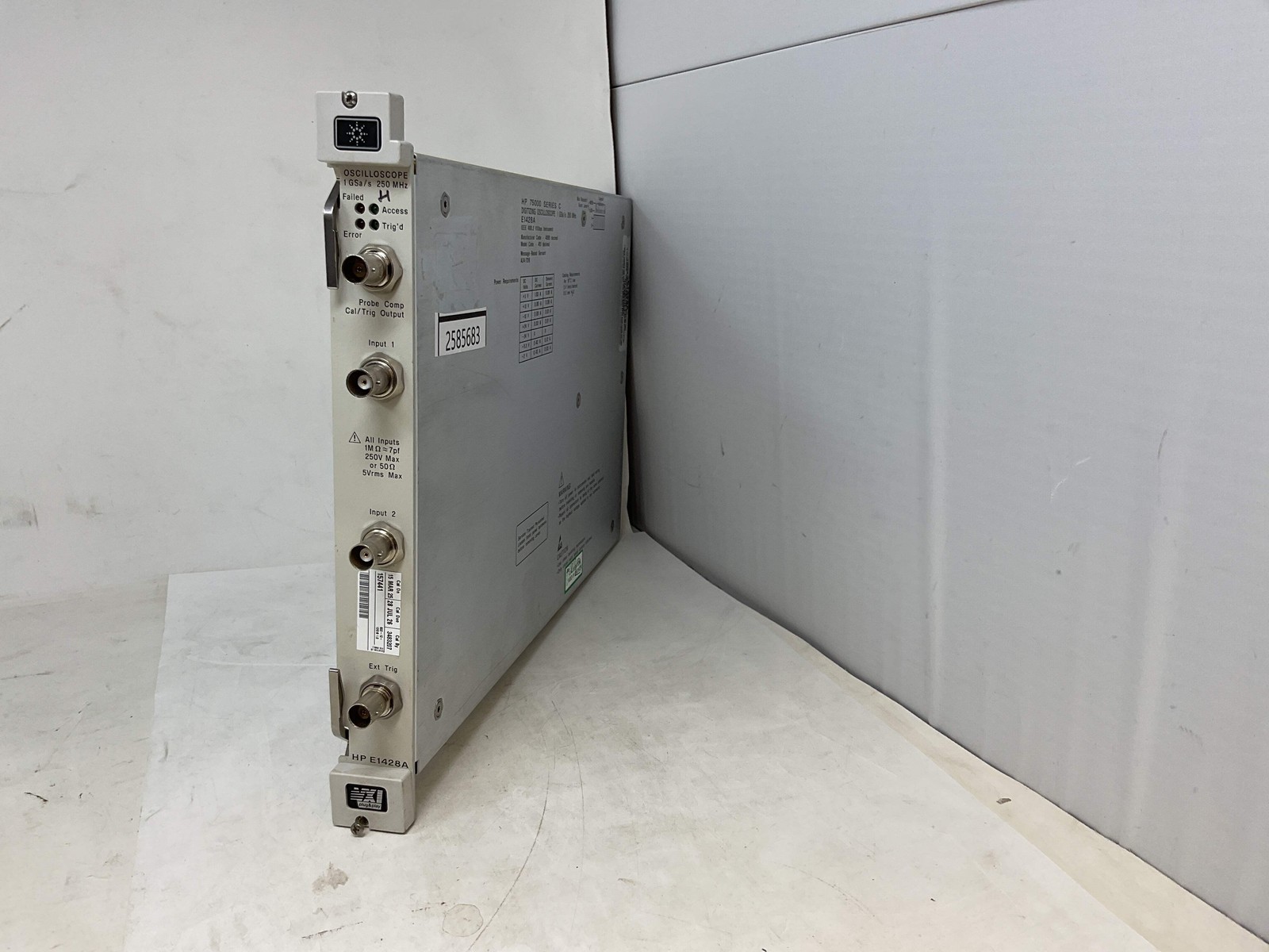 HP VXI OSCILLOSCOPE E1428A 250MHZ - PREOWNED