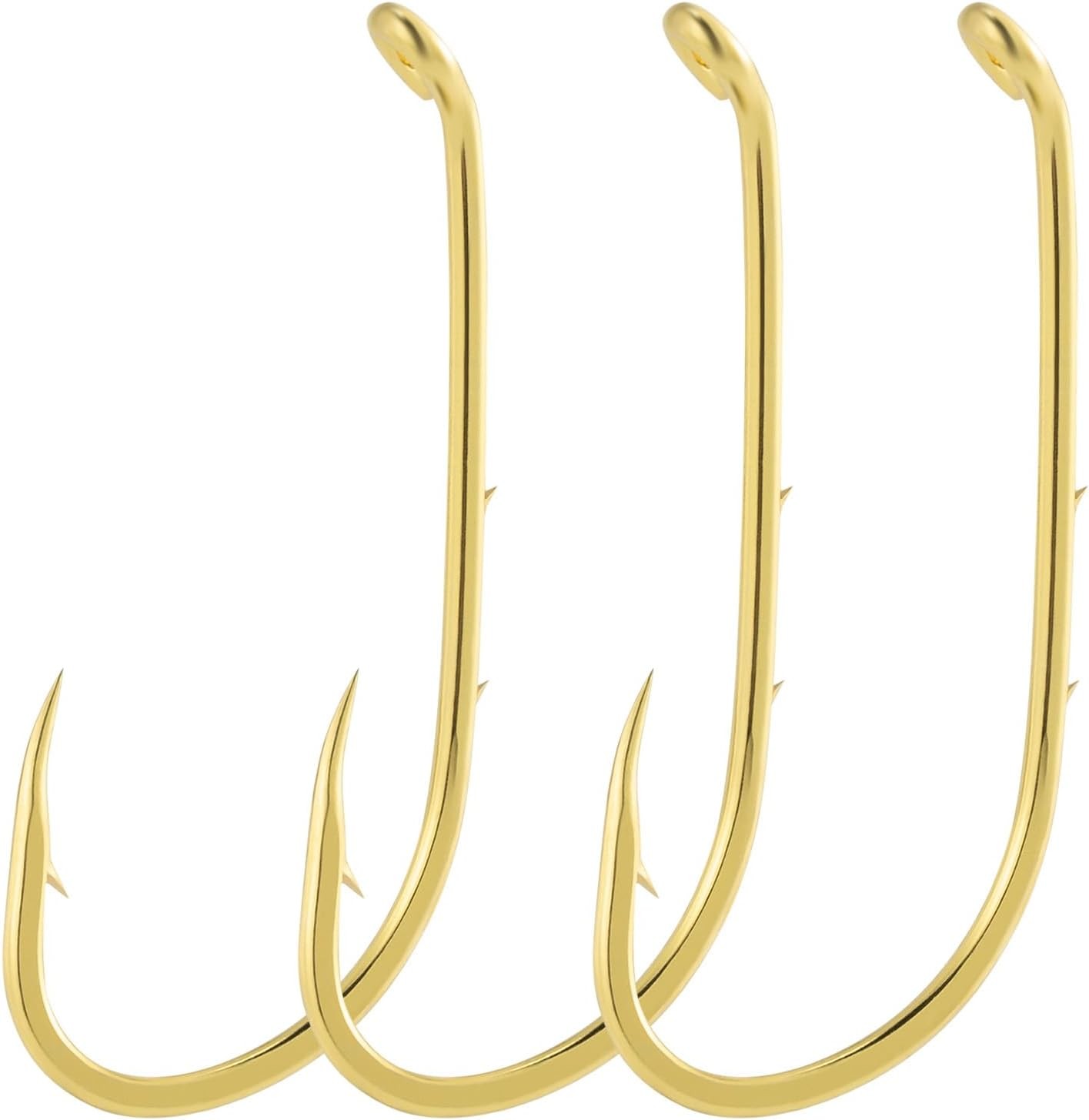 Baitholder Hooks,  Fishing Hooks Gold, Offset, for