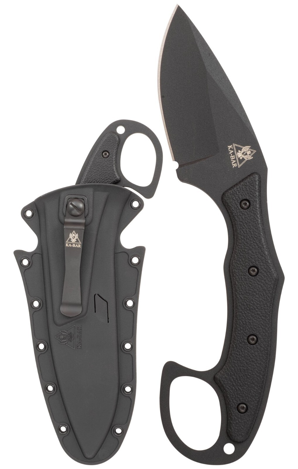 Ka-Bar TDI Pocket Strike Fixed Blade Knife w/ Sheath 2491