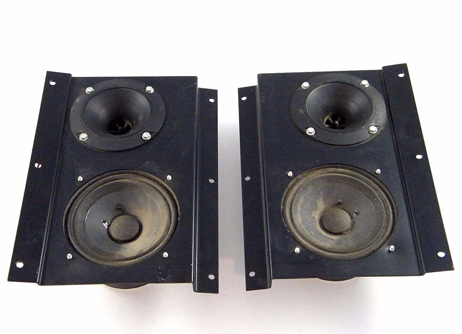 WILLIAMS FIREPOWER II PINBALL MACHINE SPEAKER SET 9 1/2" x 7" GUARANTEED TO WORK