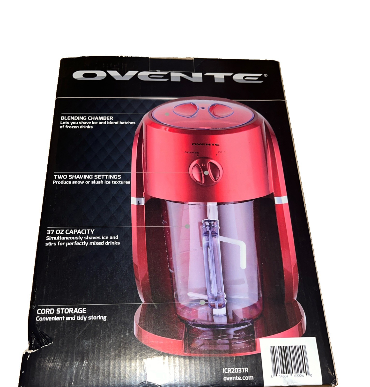 Brand New Ovente Concoction Maker Margaritas, Snow Cones, Slushies