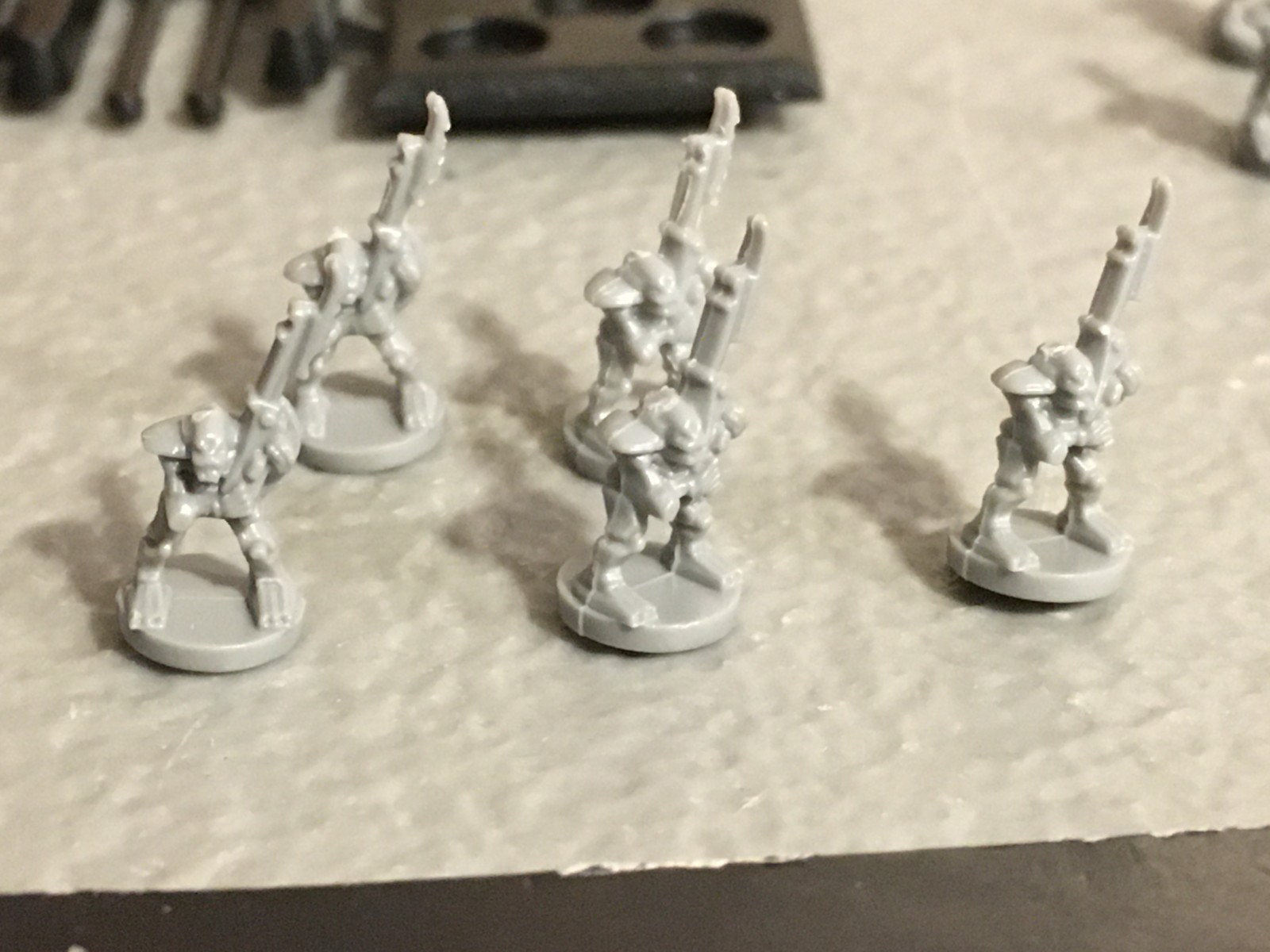 A39648 WARHAMMER EPIC 40K CHAOS SPACE MARINES ANDROIDS 4 STANDS GW GAMES WORKSHO