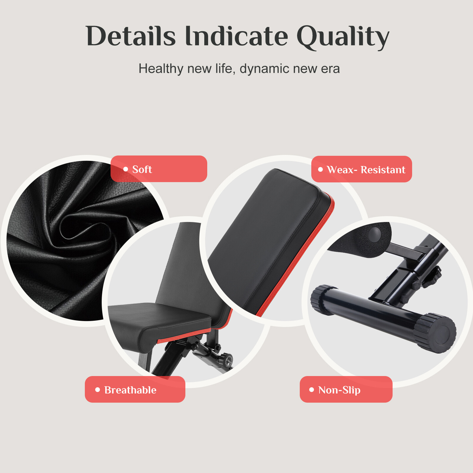 Compact and Versatile Folding Exercise Bench Perfect for Home Gyms