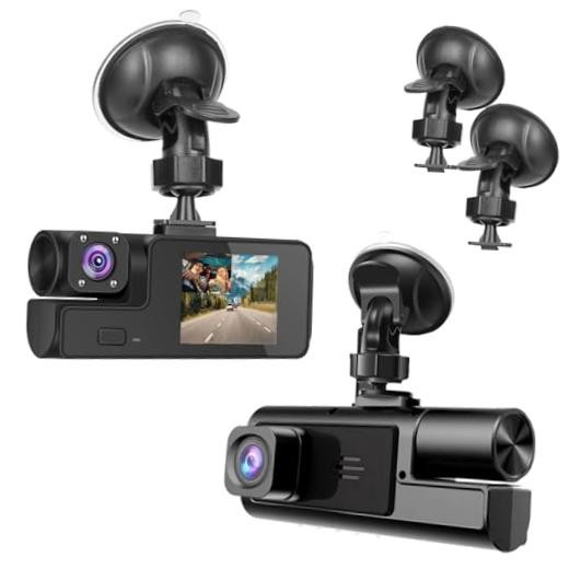1080P Dual Dash Camera for Car Front and Inside Dual Dash Cam Without Card