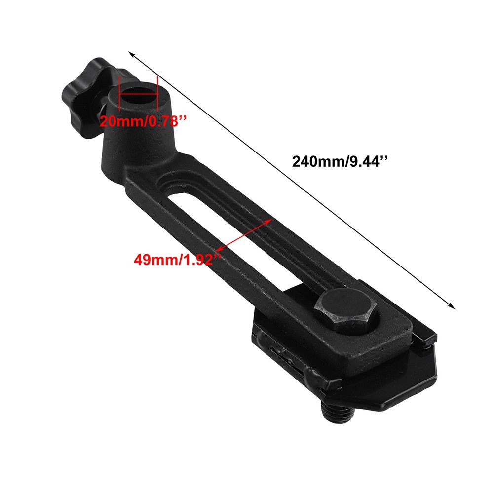 20mm Tool Rest Base for Woodworking Reliable Performance for Mini Lathes