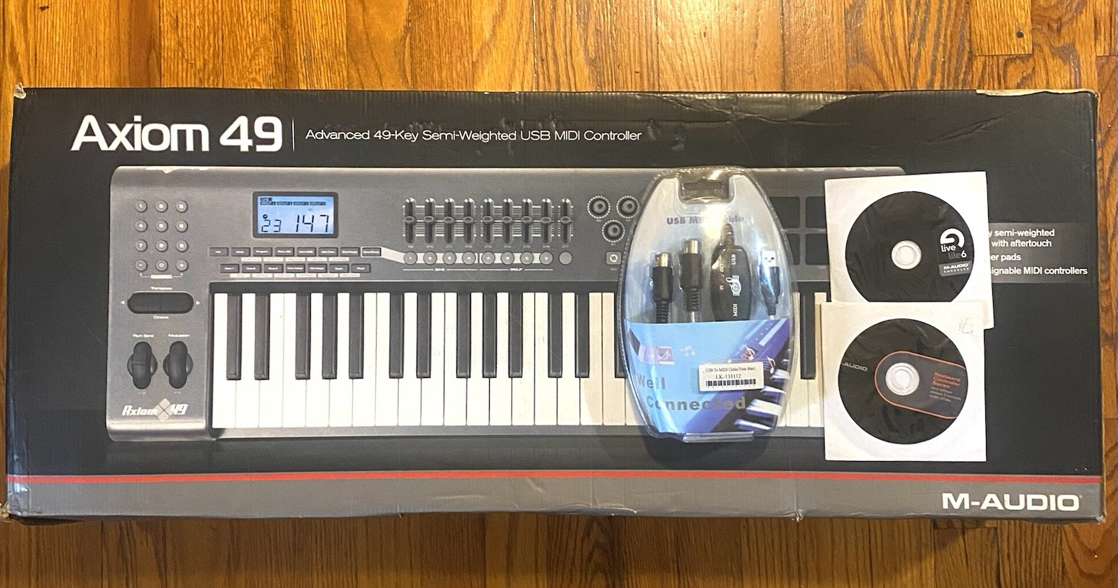 M-Audio Axiom 49 Key USB MIDI Keyboard Controller - Black
