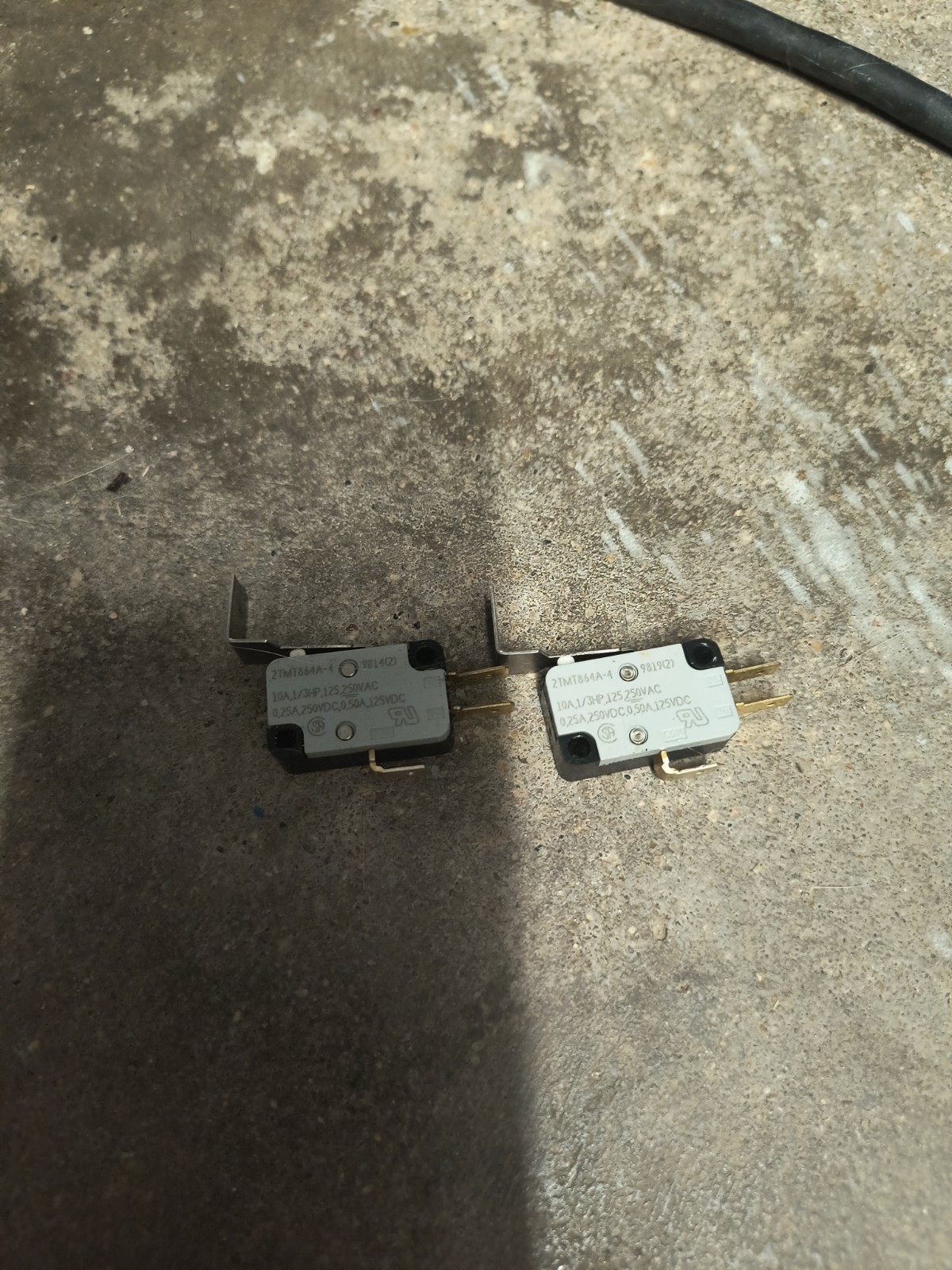 (2) VENDO SODA VENDING MACHINE VEND MOTOR START SWITCHES