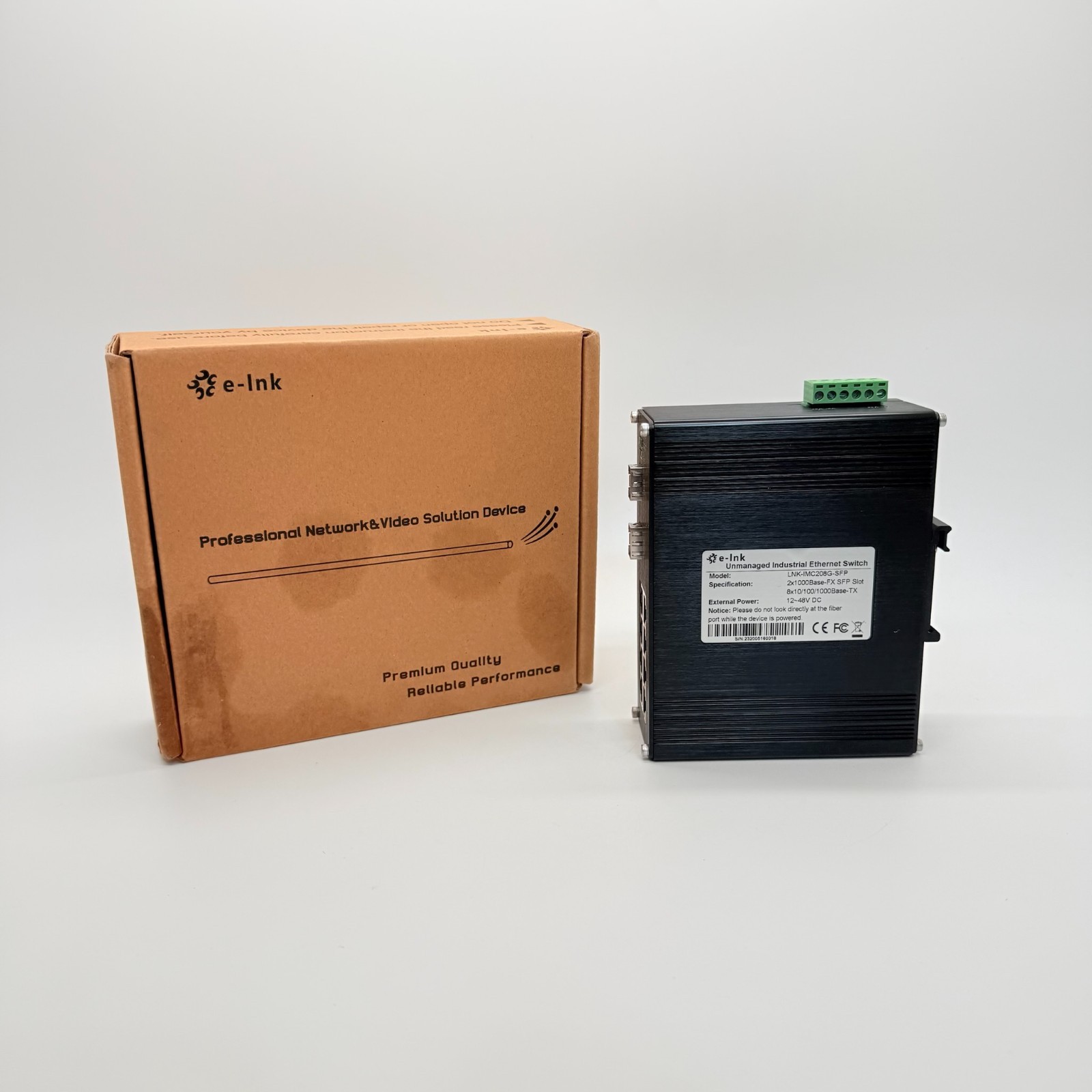 e-lnk LNK-IMC005G Mini Industrial 5 Ports Gigabit Ethernet Switch
