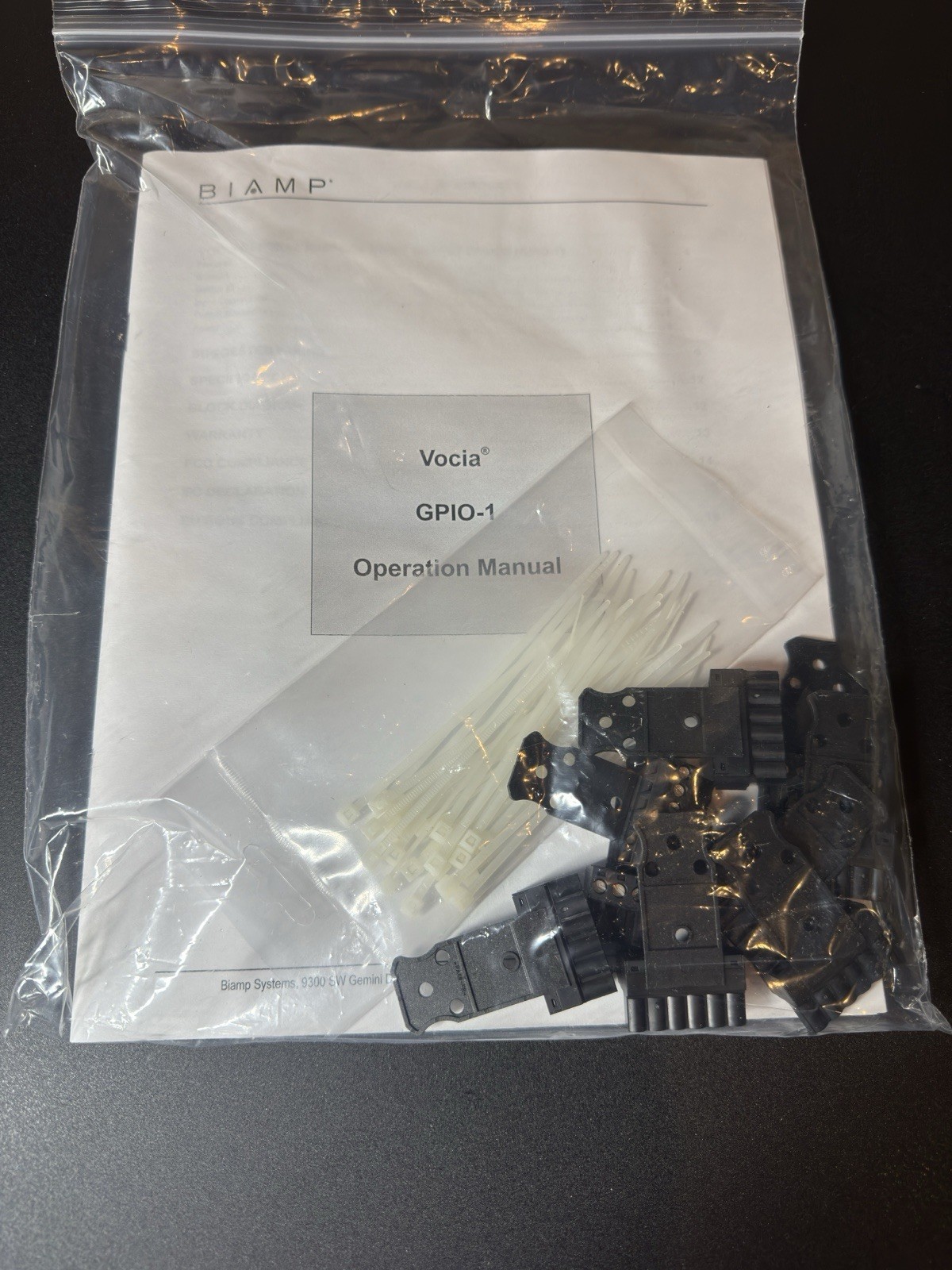 Biamp Vocia GPIO-1 - General Purpose Input/Output Device