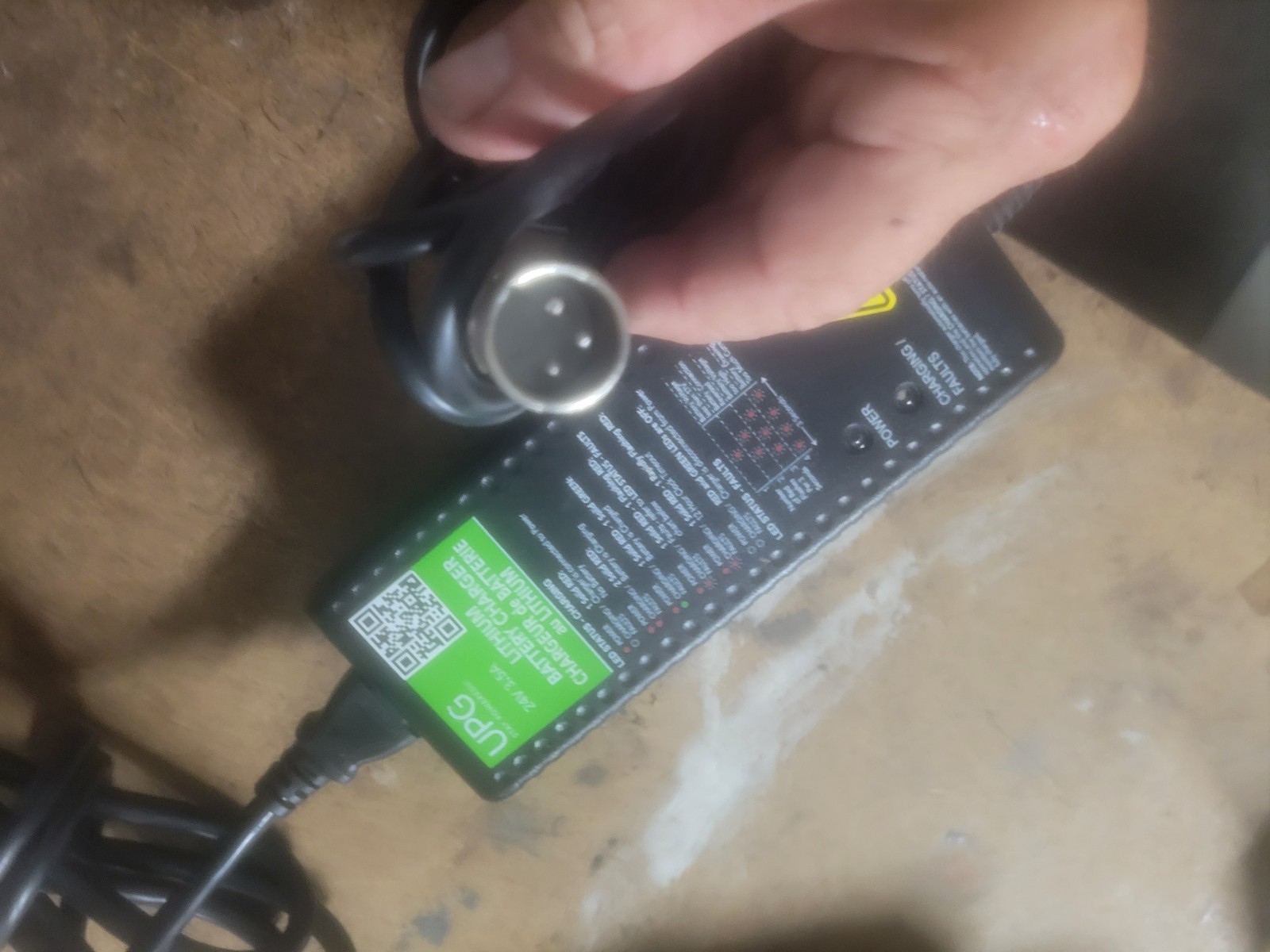Pride Mobility. UPG 24V 3.5A Lithium Charger
