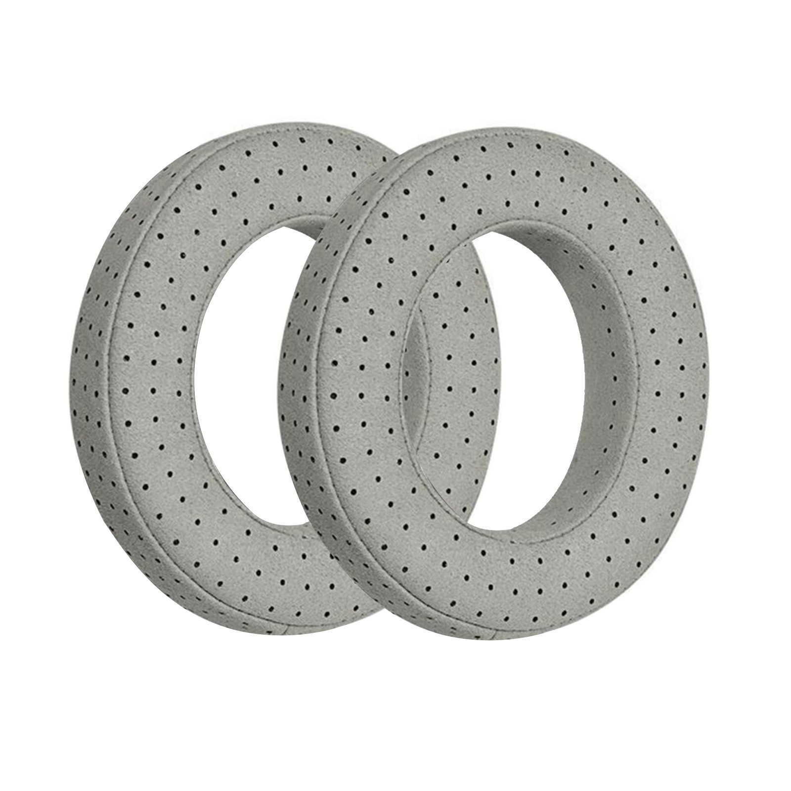 Grey Breathable Headphone Sponge Ear Pads Cushions Earmuff for Focal Clear MgPro