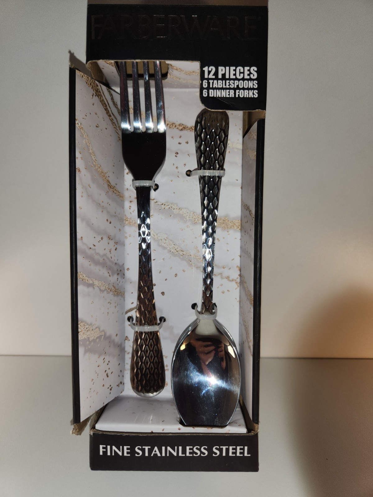 Farberware BARCELONA - 12 Pieces - 6 Tablespoons - 6 Dinner Forks