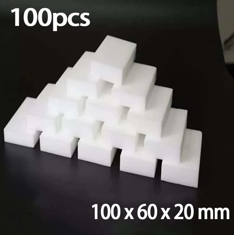 Magic Sponge Eraser White Melamine Cleaning Foam for Kitchen, Office & Dish Wash
