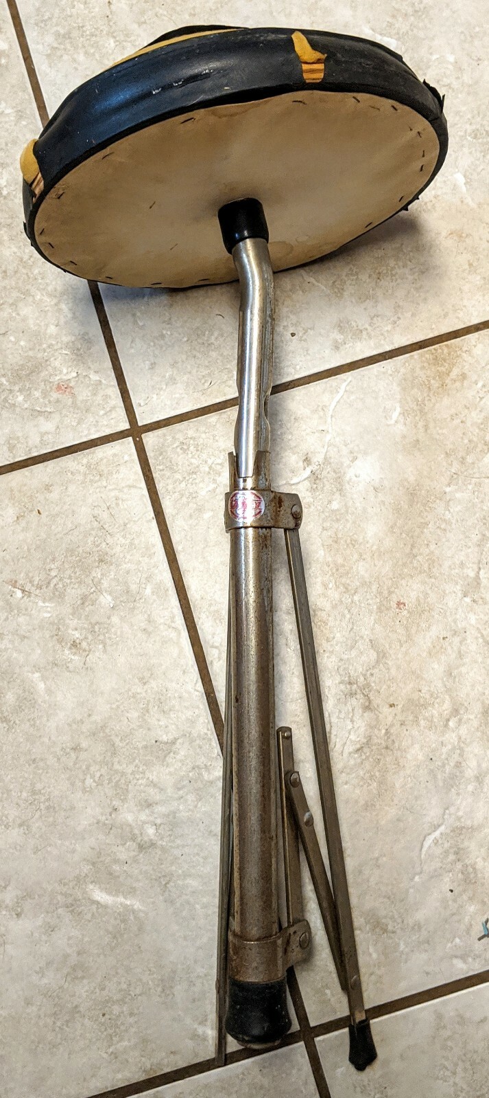 Vintage Dewey Drum Throne Seat Stool