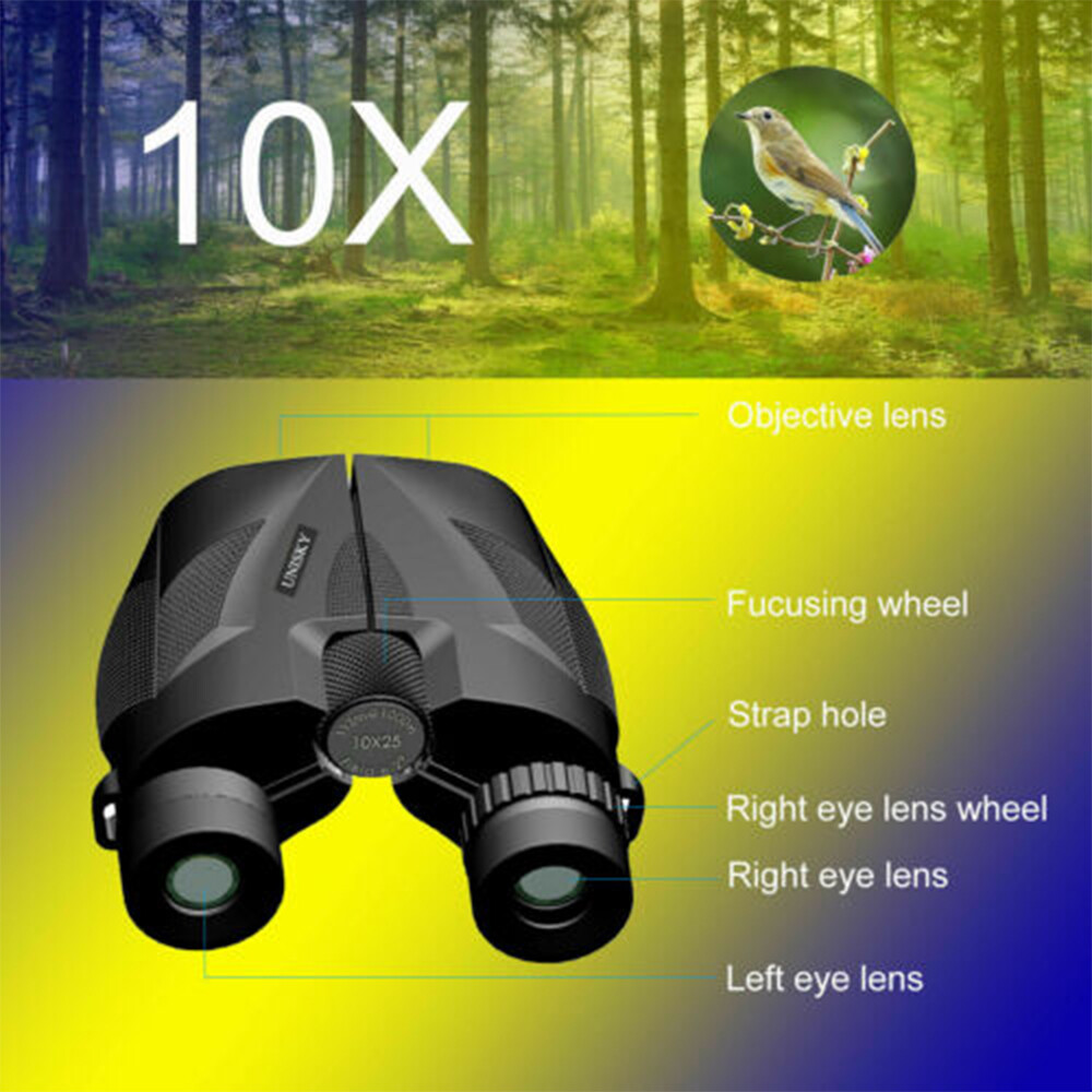 Zoom Binoculars Day/Night Clearly Travel Outdoor Hunting Telescope Bag US HOT
