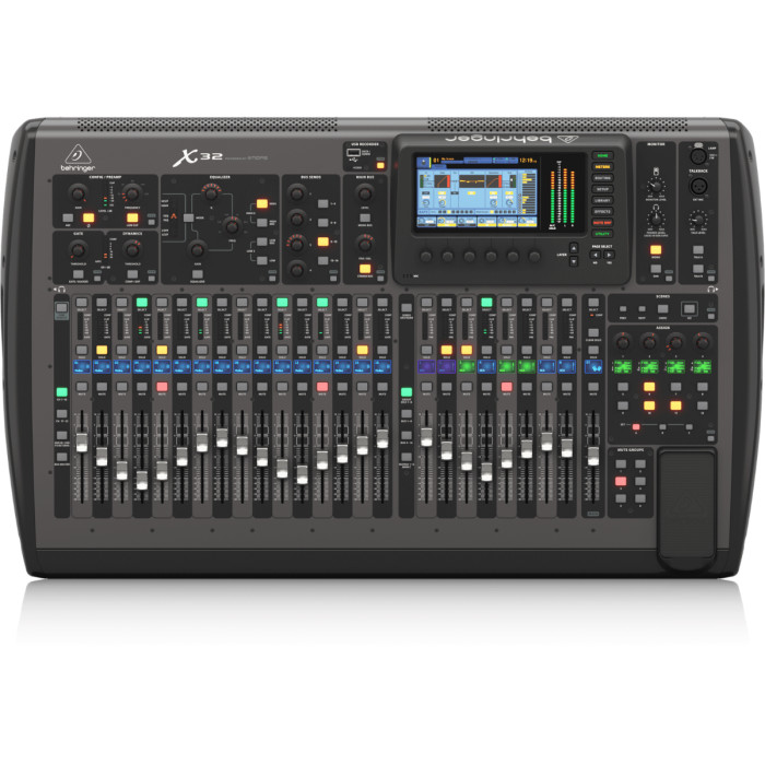 Behringer X32 | 32 Channel Digital Mixer | 25 Bus Console with Motorized Faders