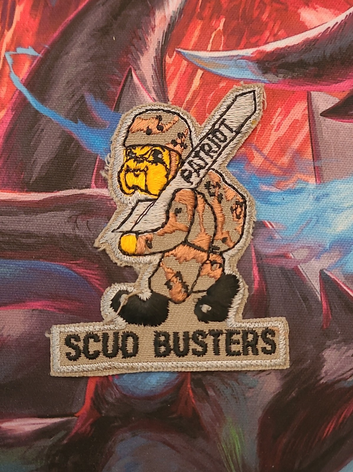 Desert Storm Scud Busters Patriot Missile Patch