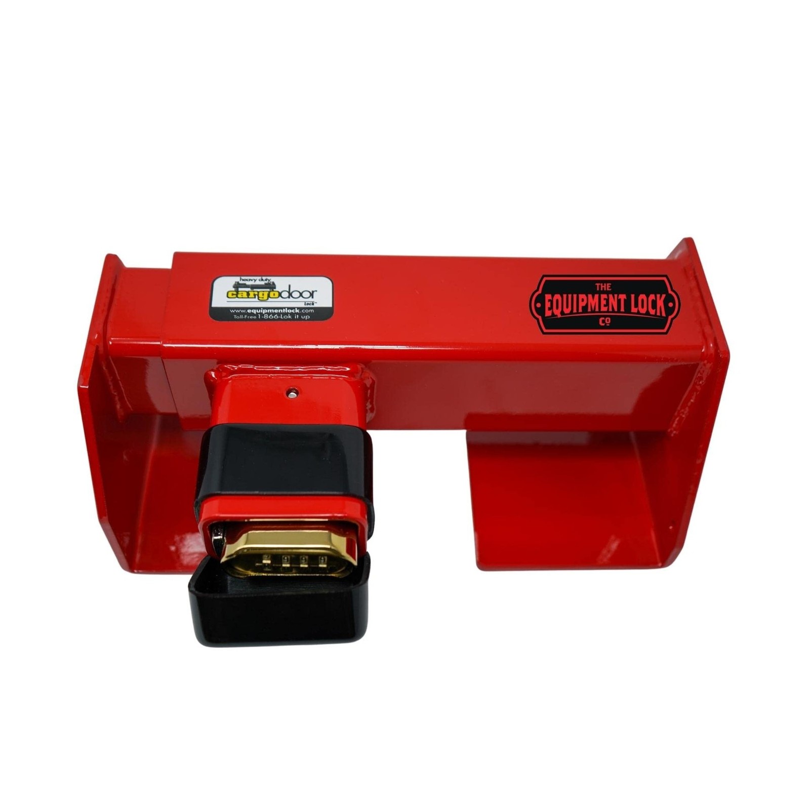 Equipment Lock Heavy Duty Cargo Door Lock - Powder Coated Steel Shipping Cont...