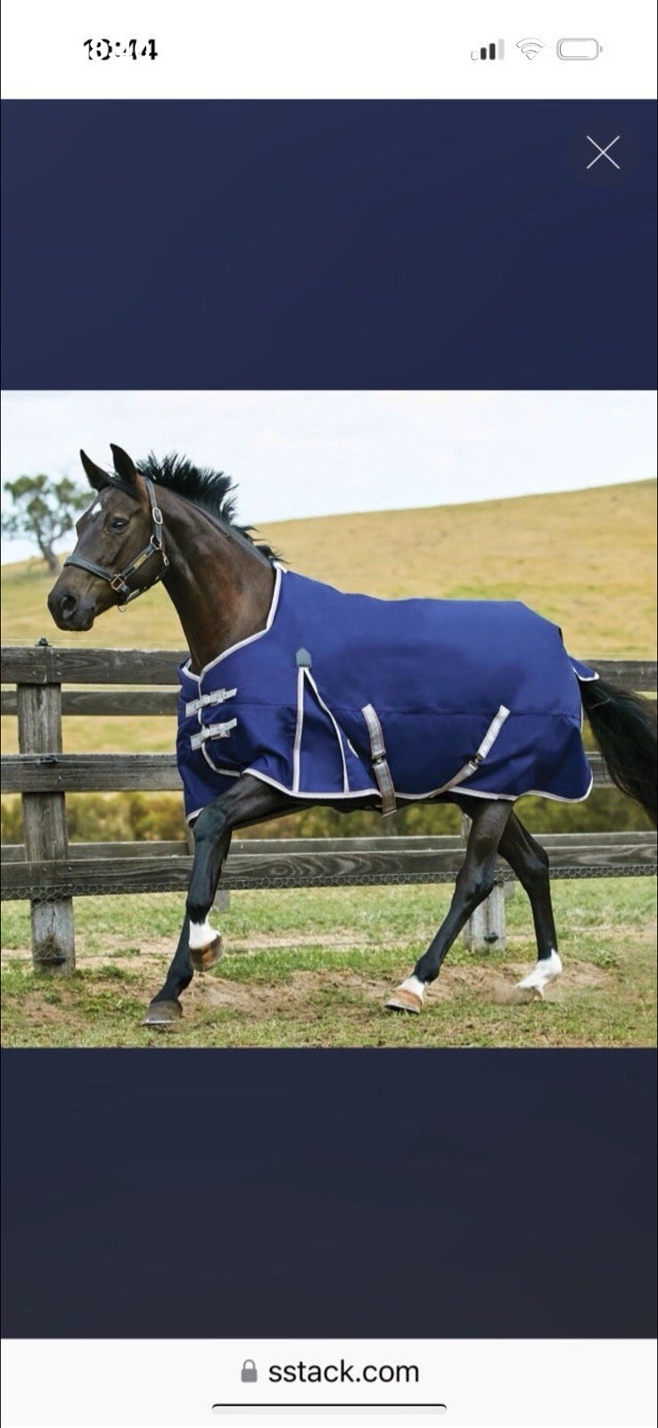 Weatherbeeta Comfitech Essential Standard Neck Turnout Sheet. Size 81.
