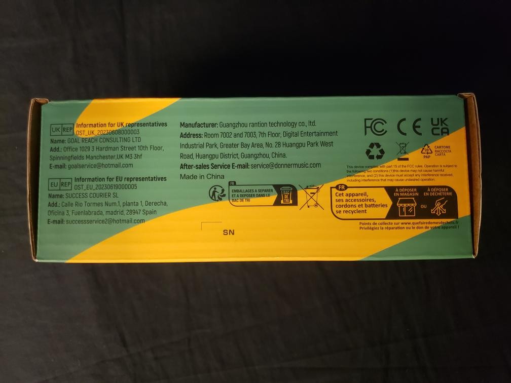 DONNER VOWEL VOLUME & WAH PEDAL (B26004415)