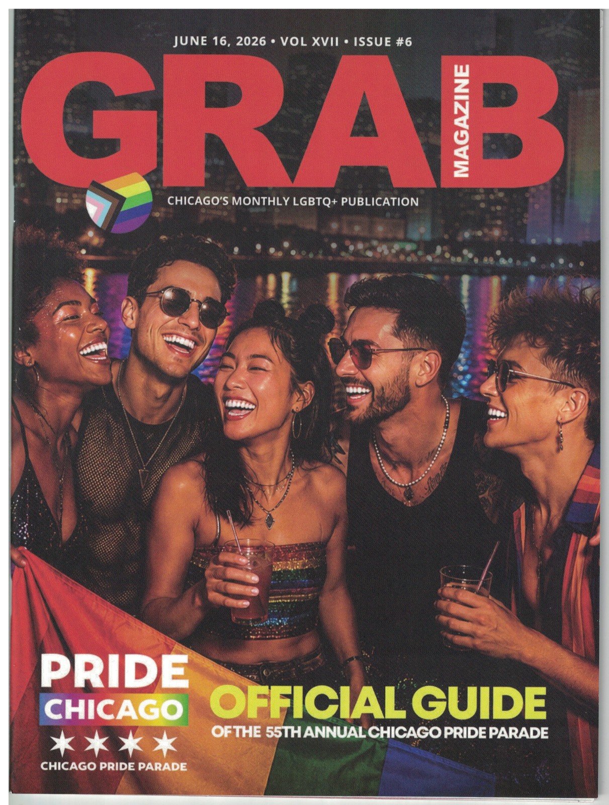 Grab Chicago Magazine LGBTQ Publication June 16, 2026