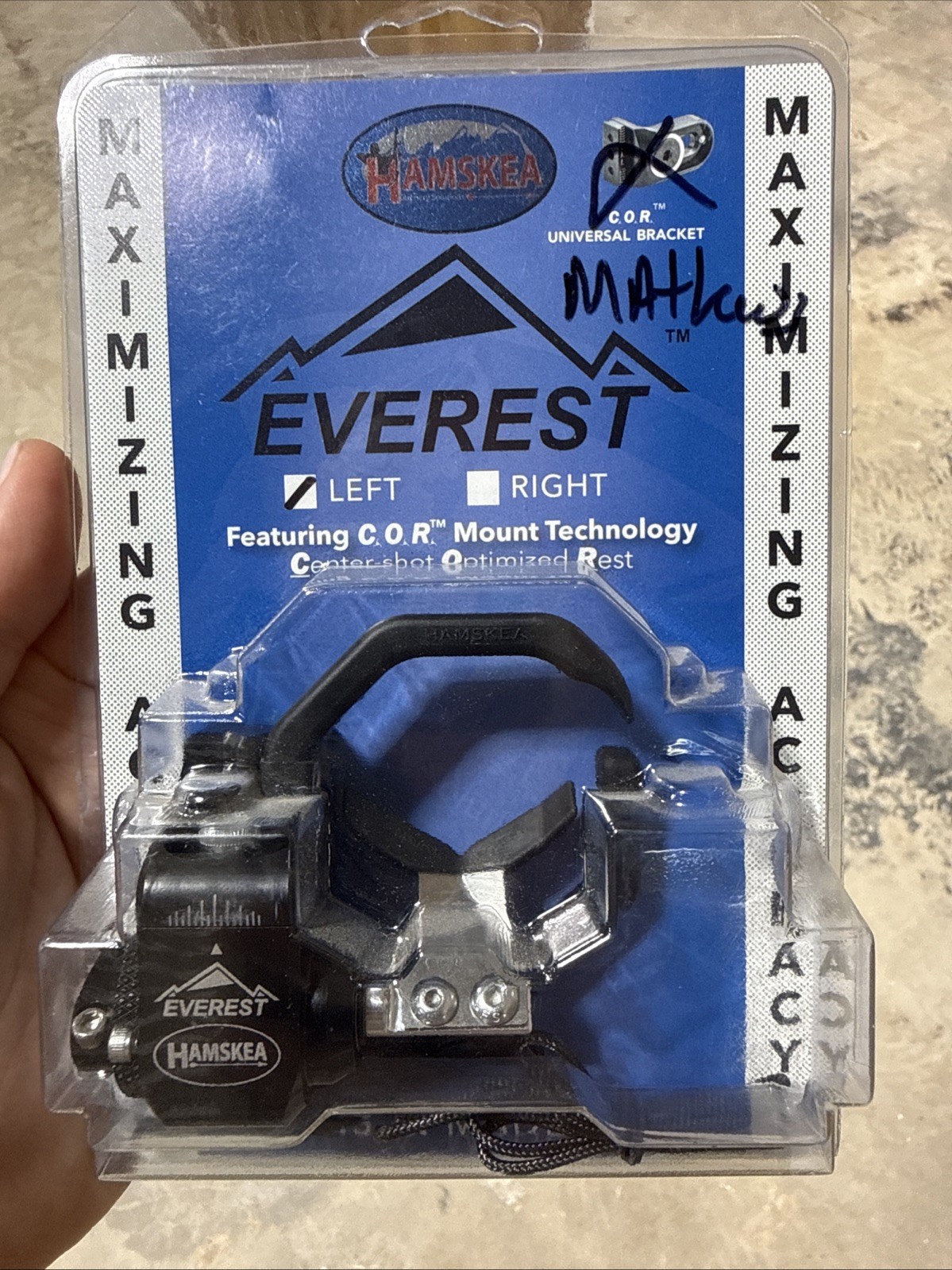 Hamskea Everest Arrow Rest with Mathew’s Bracket - LEFT Hand
