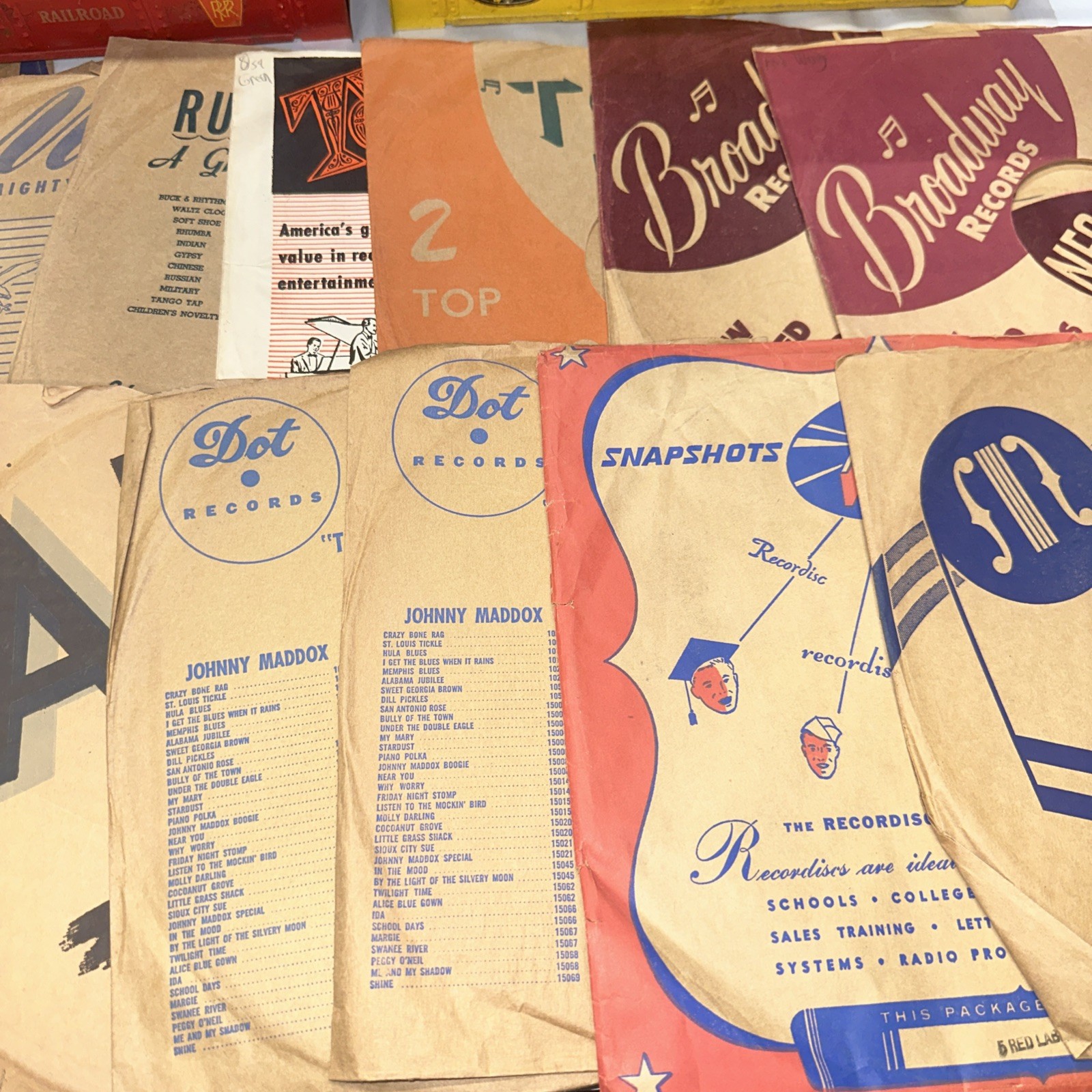 Empty Vintage 20 Record Sleeves for 78’s #1