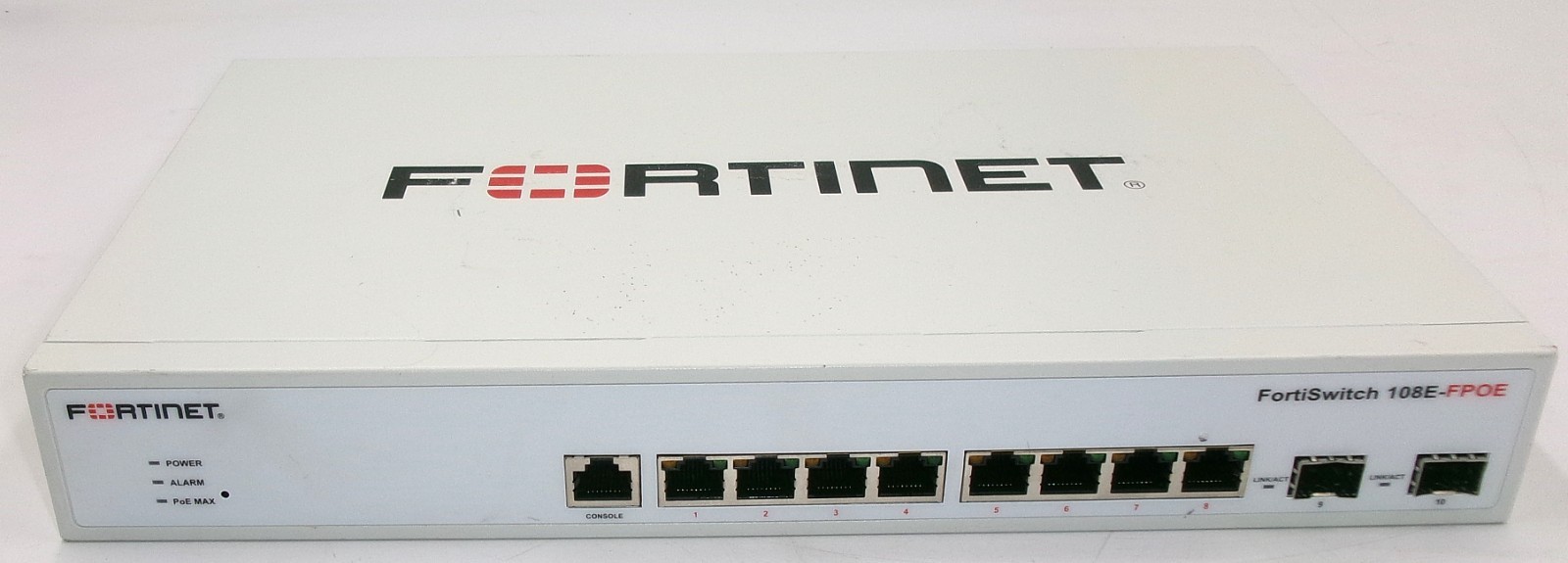 Fortinet FortiSwitch 108E-FPOE 8-Port PoE Managed Switch