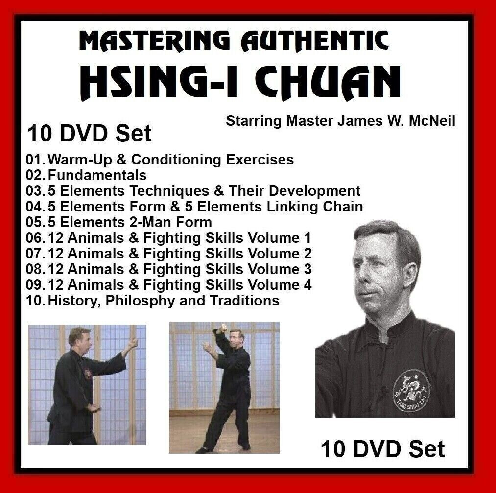 HSING-I Series 10 DVD Set Instructional Series with James Mcneil kung fu bagua