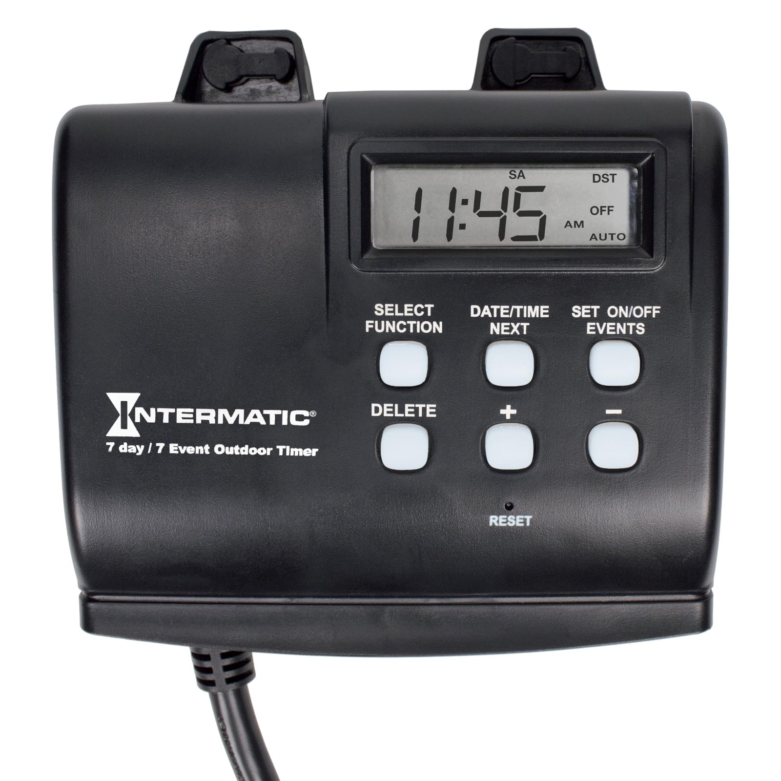 Intermatic HB880R Outdoor Timer with 7-Day Programming - 1.1, Black