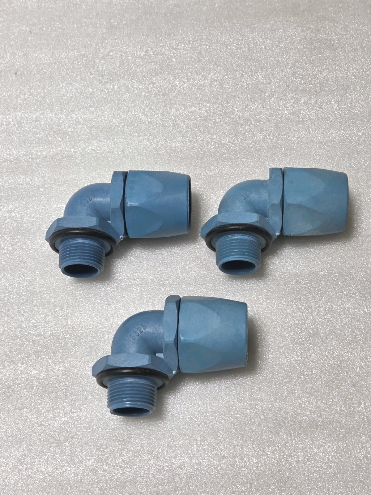 3 Pcs.-  Thomas & Betts 6323 3/4” 90 Deg Nonmetallic Liquidtight Connector
