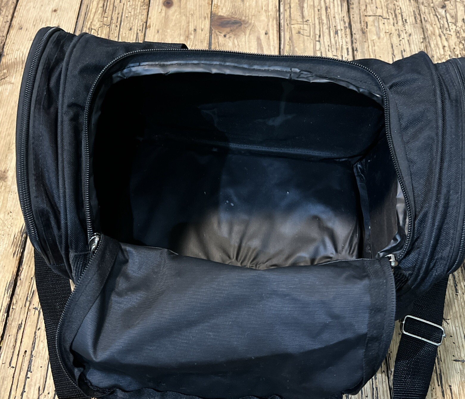 Carnegie Medium Travel Bag With Cross Body Strap Black