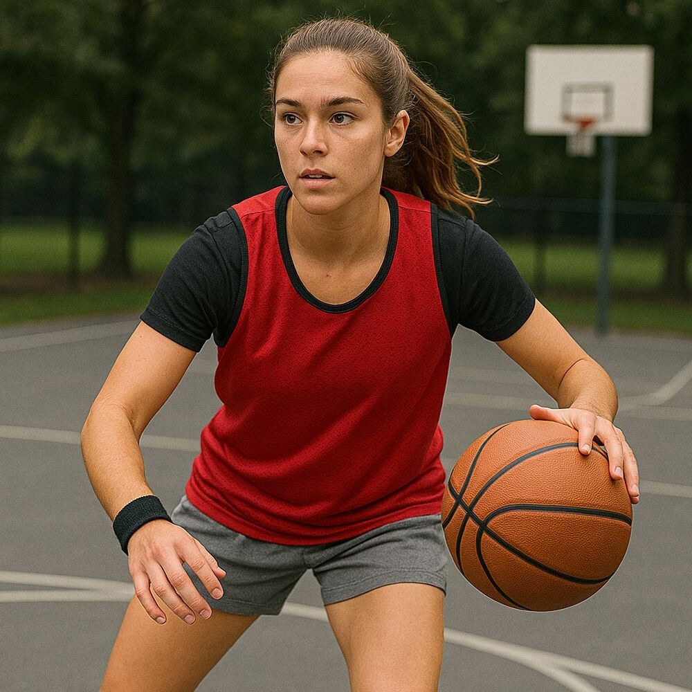 Amber Adult Mesh Practice Scrimmage Jerseys - Breathable Pinnie for All Sports