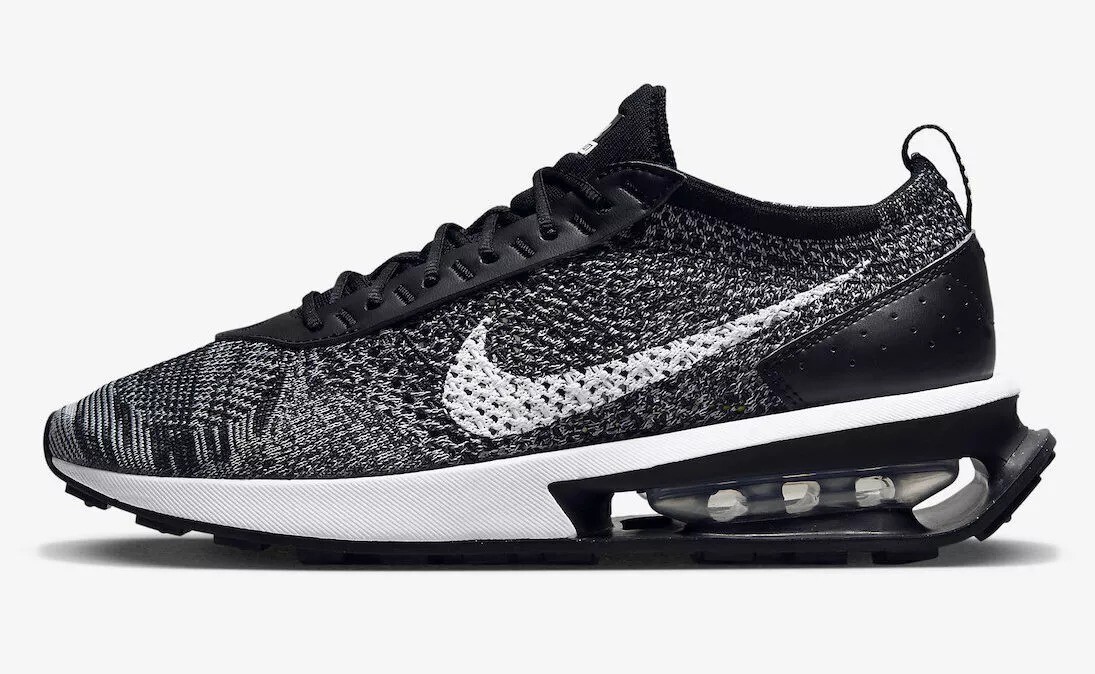 Nike Air Max Flyknit Racer Oreo Black White Grey DJ6106-001 Sz 10.5 11 11.5 12