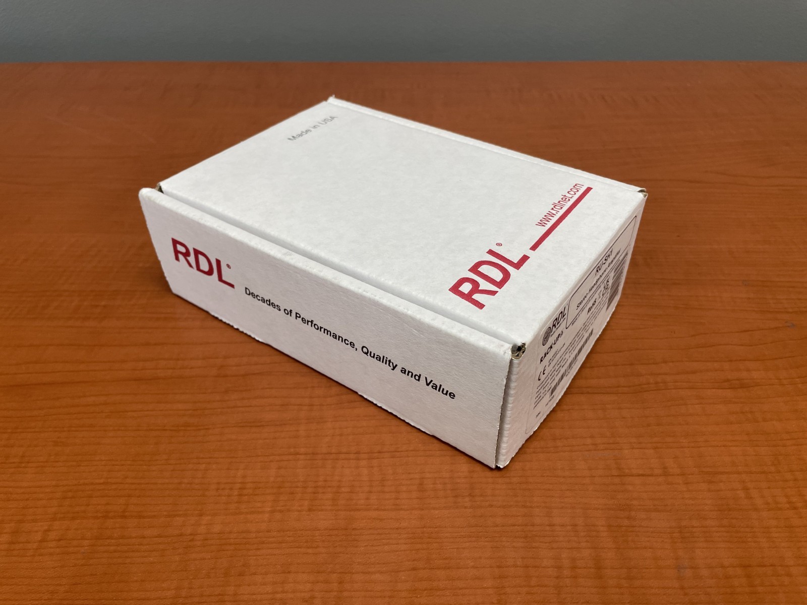 RDL RU-SH1 Stereo Headphone Amplifier RACK-UP Series