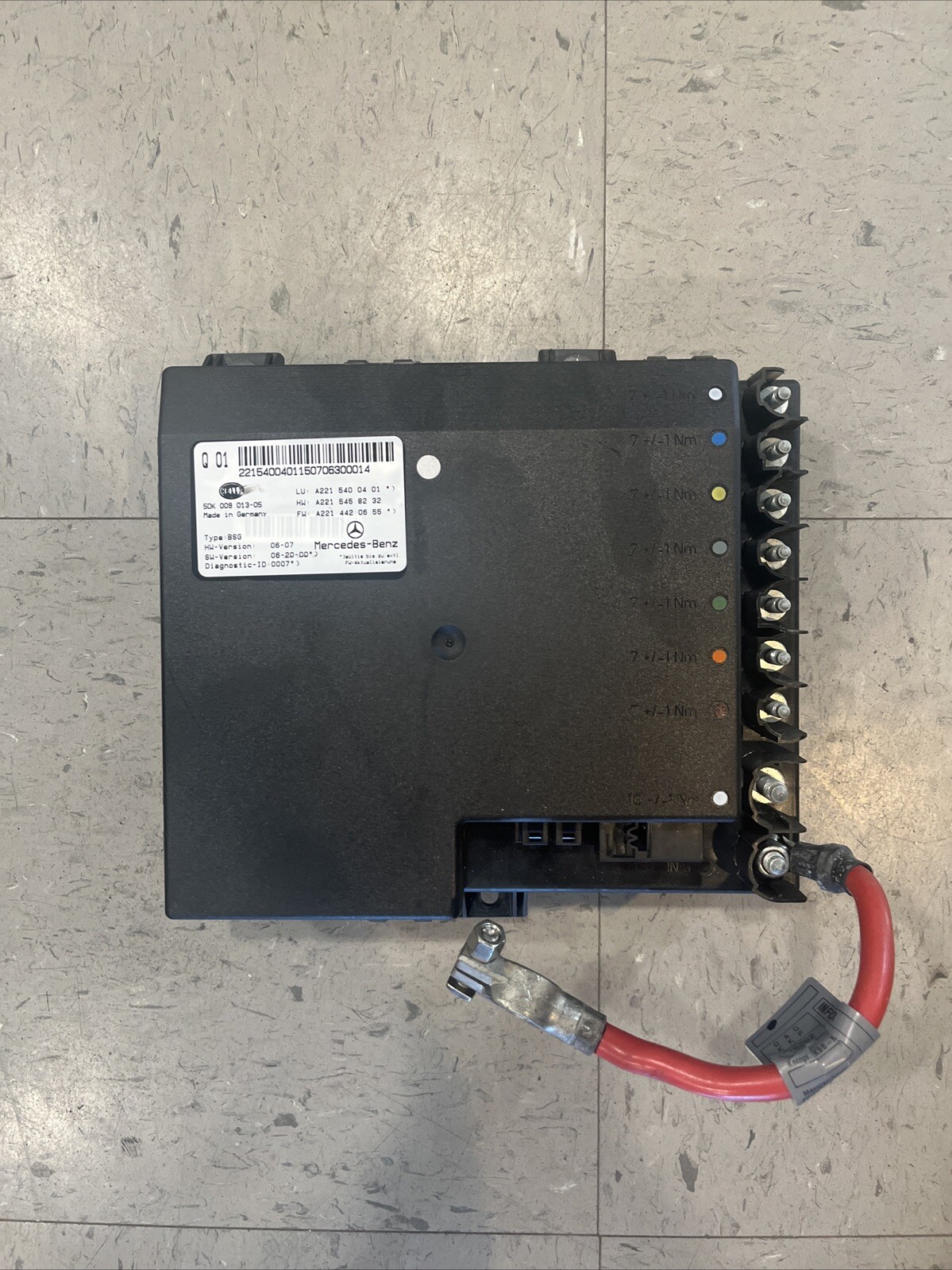 2007-2009 MERCEDES S CLASS POWER SUPPLY CONTROL MODULE 2215400401