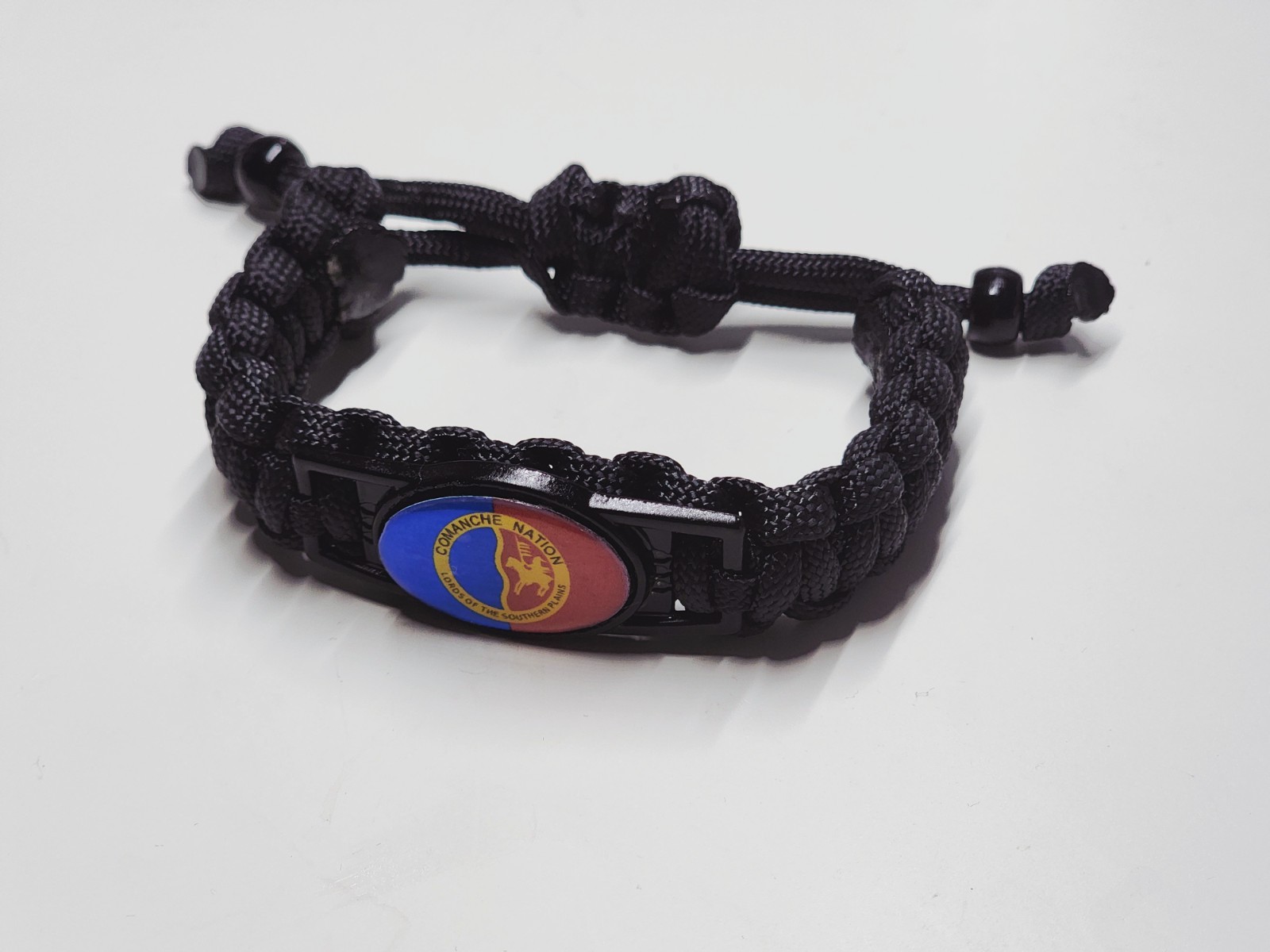 Comanche Nation Flag Adjustable Charm Bracelet Native American Heritage
