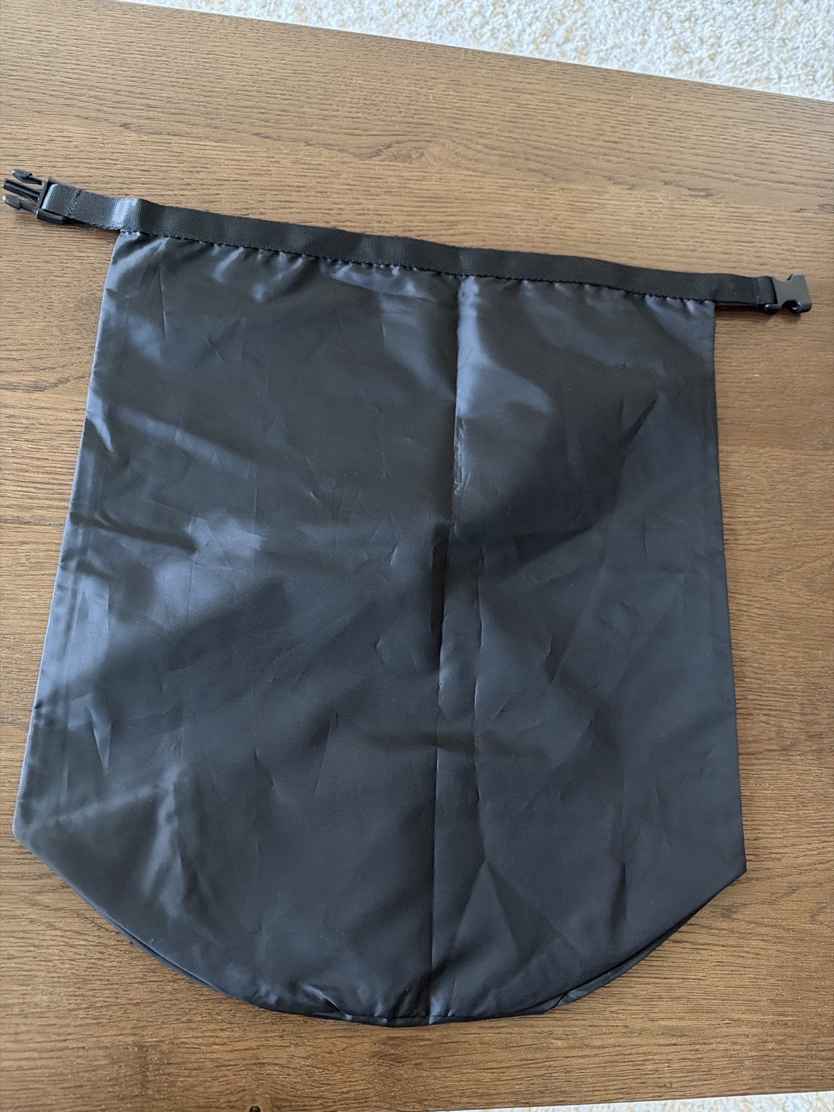 Authentic Prada Dust Bag Black Nylon Drawstring Storage Pouch Large Logo 15x17