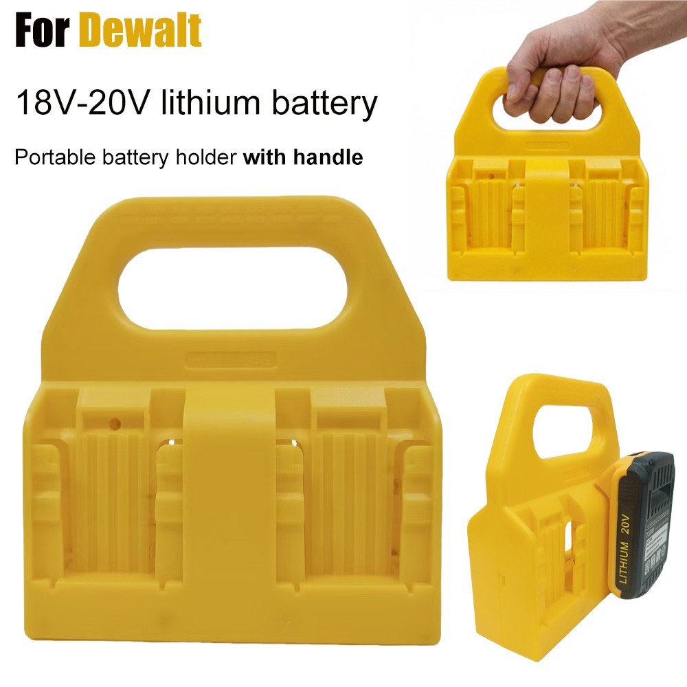 Dewalt Battery Caddy Organizer Holder Storage Mount Rack 18V 20V Lithium Tool