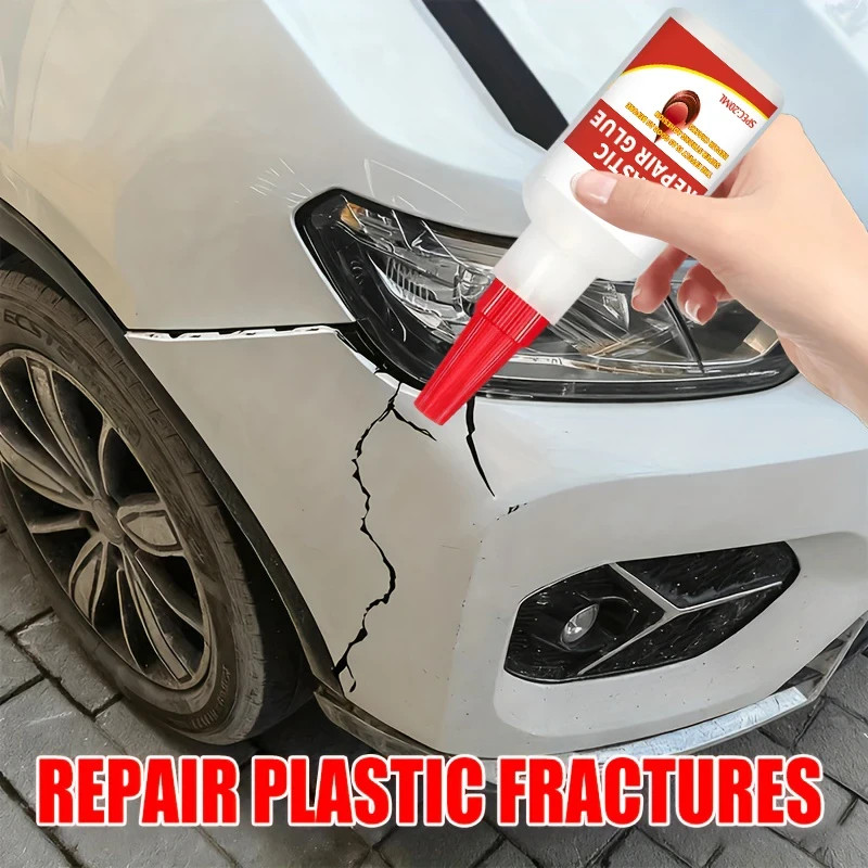 Car Bumper Repair Glue Strong Plastic Adhesive Auto Crack Fix Universal